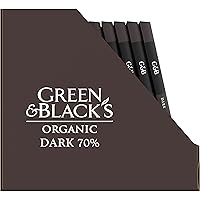 Vista 12 de Green & Black's Barra de chocolate oscura orgánica de Green & Black, 70% Cacao, 10 - 3.17 Oz Bares
