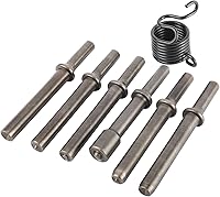 Vista 1 de YaeCCC Martillo neumático de remache de aire para alisado resistente, martillo de aire de acero, cincel, martillo neumático para remache medio hueco