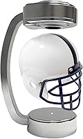 Vista 11 de Pegasus Sports - Casco flotante giratorio de levitación mini de la NCAA oficialmente licenciado en cromo