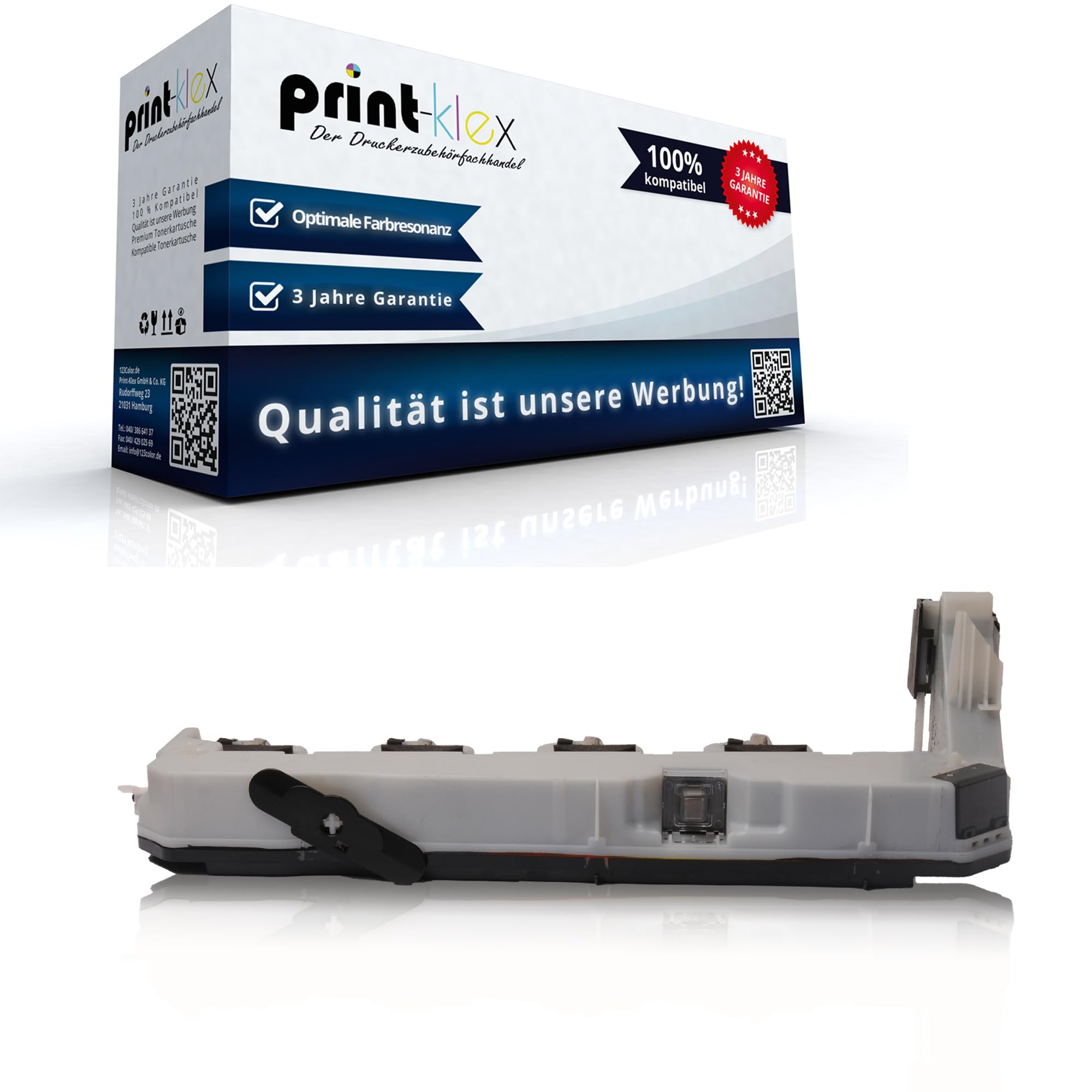 Print-Klex Bac de récupération de toner compatible avec Canon imageRUNNER Advance C 250 i C 250 iF C 255 i C 255 iF C 350 i C 350 iF FM00015000 WT201 WT-201 WT 201 Série de toner Wasteunit Office Plus