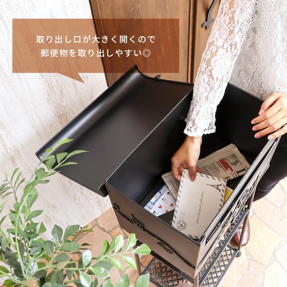 Amazon.co.jp: ヤマソロ ポスト 郵便受け 置き型ポスト 郵便ポスト