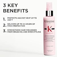 Vista 3 de Kerastase Genesis Thermique Primer para Secado con Secador, Protector Térmico para Cabello Débil o Dañado, Anti-Rotura, Desenreda e Hidrata sin
