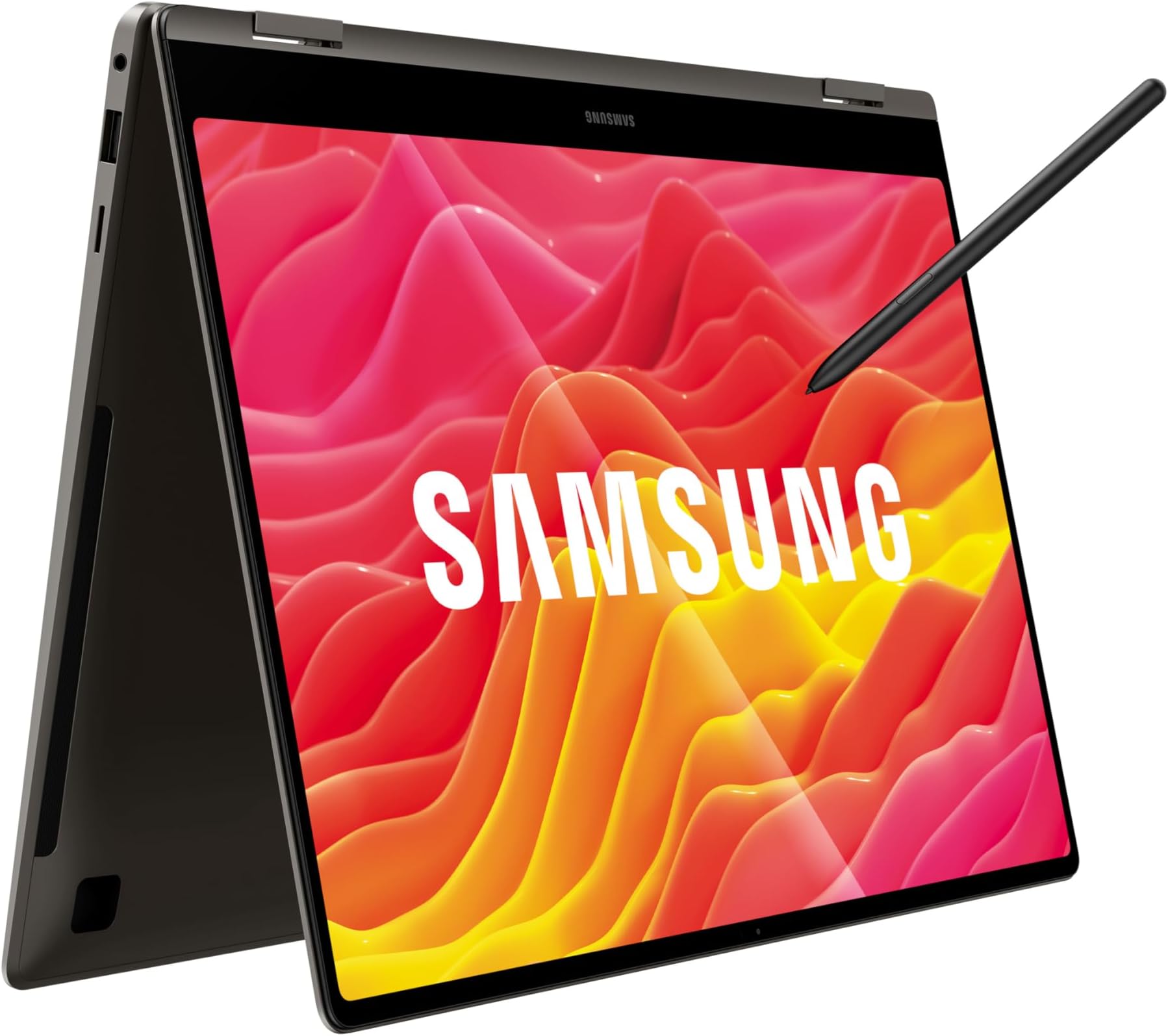 Samsung Galaxy Book3 Pro 360 Intel 13th Gen i5 EvoTM 40.62cm(16") Touchscreen 2-in-1 3K Display, 120Hz, Thin & Light Laptop(16 GB/512 GB SSD/Windows 11/MS Office/S-Pen/Graphite/1.6Kg), NP960QFG-KA2IN