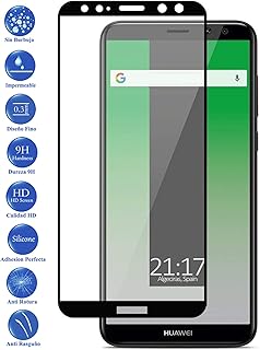 Todotumovil Protector de Cristal Templado Completo 9H para Huawei Mate 10 Lite Elige Color Negro