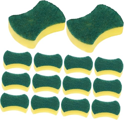 NOLITOY Esponja para lavar platos, esponja de limpieza de alfombras, esponja para platos de cocina, esponja para lavar platos, esponjas para fregar