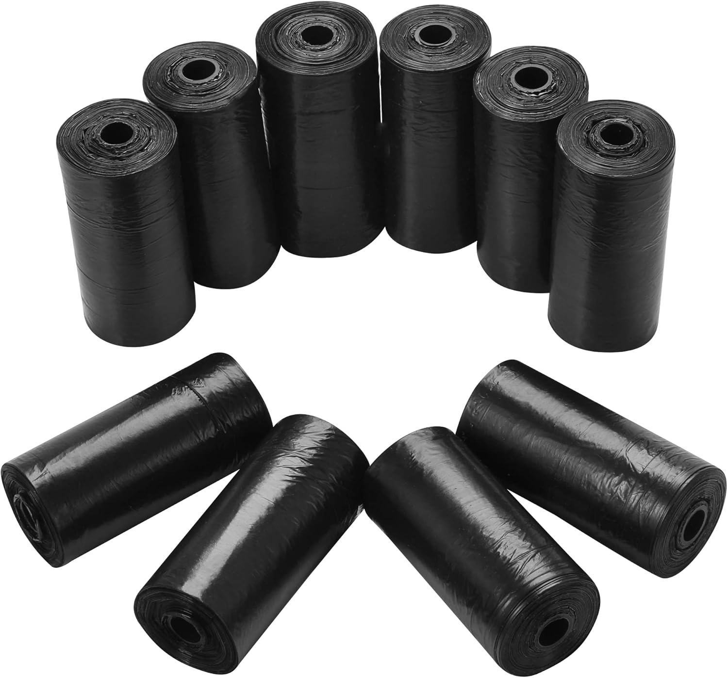 Mini Trash Bag, 10Rolls/200 Counts Strong Garbage bag for