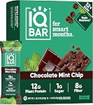 IQBAR Brain and Body Keto Protein Bars - 7 Sampler Keto Bars - Energy Bars - Low Carb Protein Bars - High Fiber Vegan Bars and Low Sugar Meal Replacement Bars - Vegan Snacks