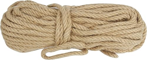 Miniatura 36 de Muelles de cuerda de manila tratada de 1.25 pulgadas x 50 pies para embarcaciones de árboles y granja