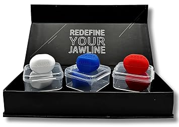 EdJay Jaw Exerciser Mouth Workout Device, Muscle Trainer for Jawline Exercises, Face Fitness Shaper, Double Chin Reducer, Jaw Strengthening Tool for Sculpting & Toning, Mouthpiece Exercise Trainers