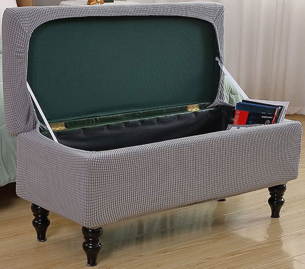 Housse de protection pour banc de rangement et pouf imperméable
