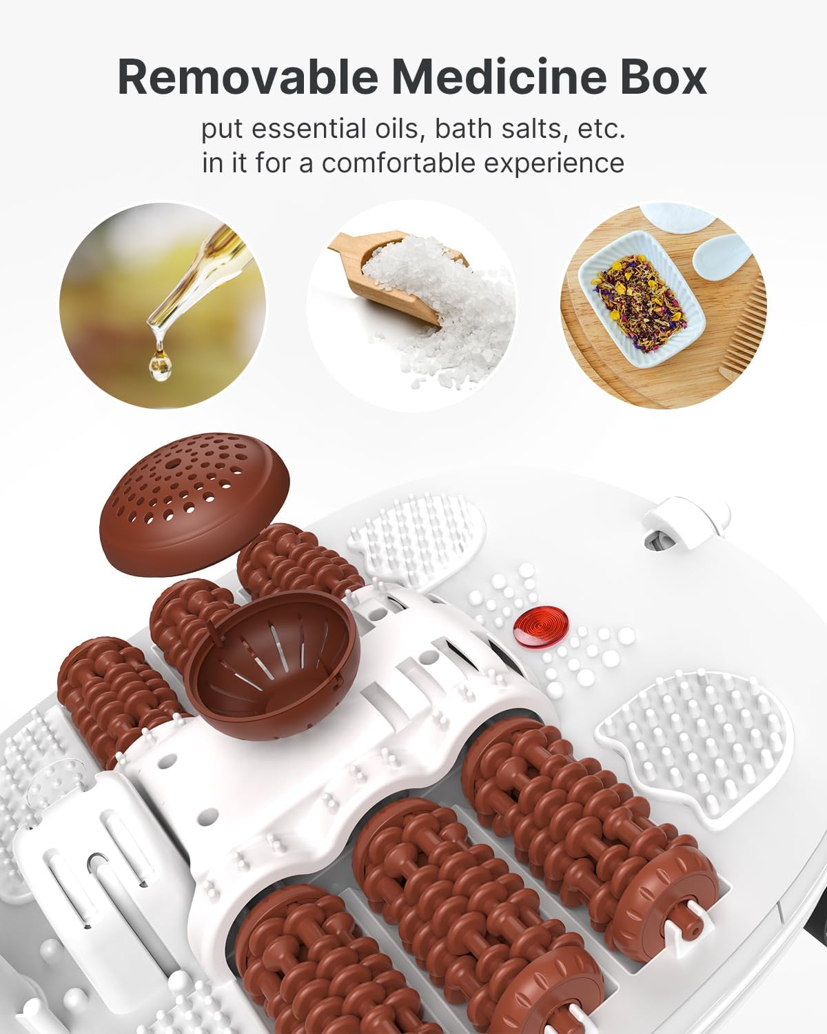 Adjustable temperature feature of RENPHO Foot Spa