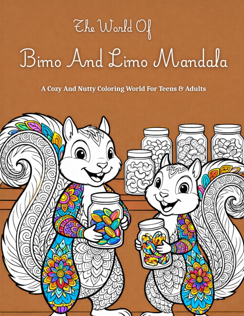 The World Of Bimo And Limo Mandala: A Cozy And Nutty Coloring Adventure For Teens & Adults — Relaxing Mandala Patterns To Relieve Stress, Ease Anxiety, Calm Overthinking, And Spark Creativity
