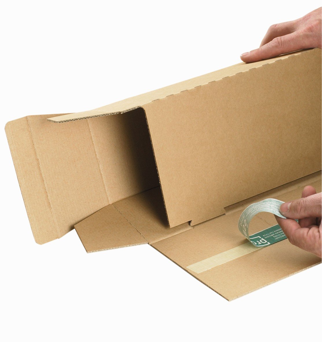 Trapez-Versandverpackung Premium Extra PP T05.06 aus doppelter Wellpappe, DIN A0, 860 x 145/108 x 75 mm, 20-er Pack, braun
