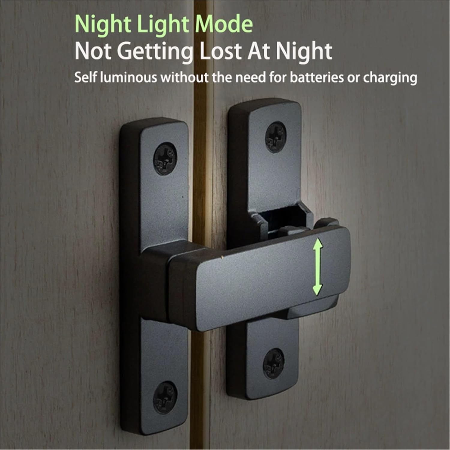 2sets Door Buckle Latch Bolt 90/180 Degree Angle Toggle Sliding Door Latch Punching/No Punching Barn Lock(E)