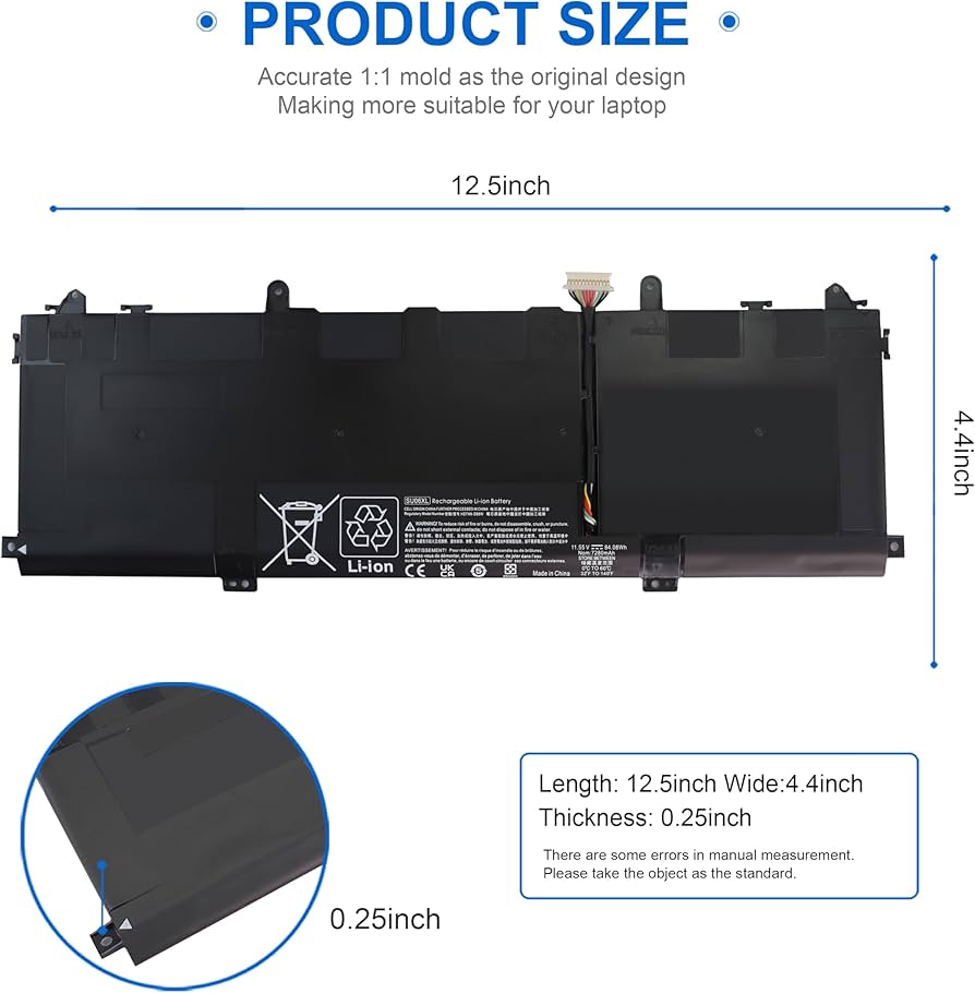 Amazon.com: SU06XL L29184-005 Laptop Battery for HP Spectre X360