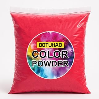 Color Powder - 4 LB Pink Color Run Powders, Holi Powder, Perfect for Colored Toss, and Car Burnout, Holi Festival, Parties, Colors Wars, Fun Runs, Summer Camps, Festivals (Pink)