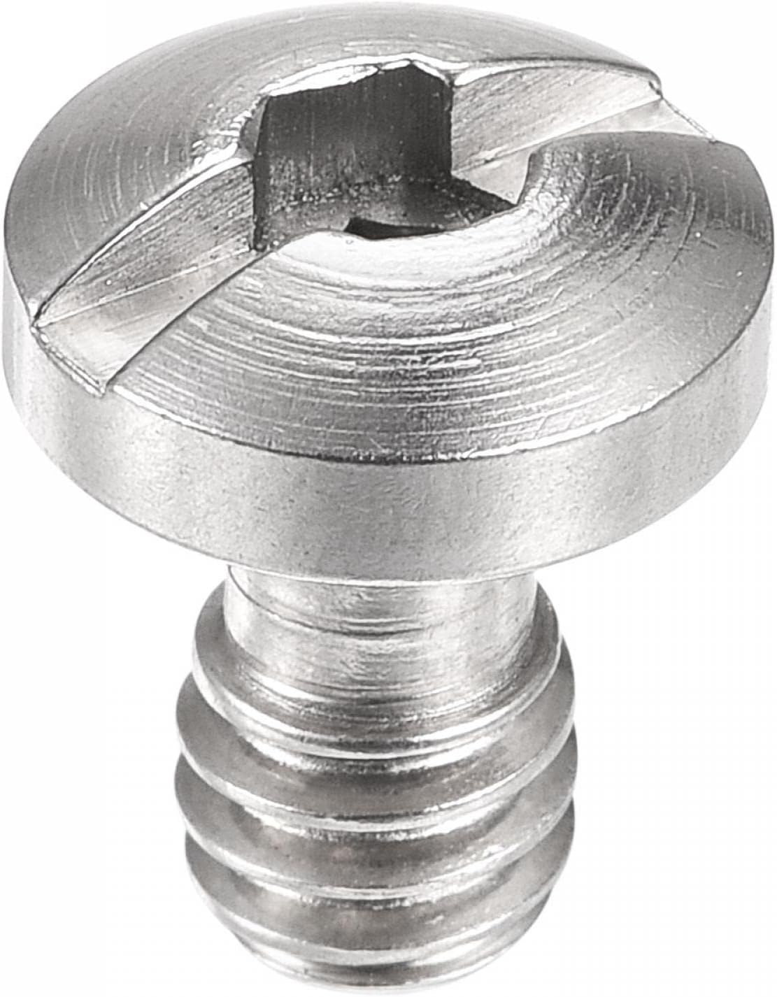 uxcell Camera Tripod Screw 1/4" Male Mounting Screw Adapter Slotted 0.39" Length