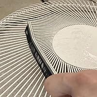 Vista 7 de TODKISS - Cepillo de limpieza de hendiduras de cerdas duras, cepillo de limpieza de hendiduras pequeñas para uso doméstico, cepillo de limpieza