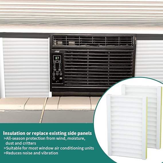 2P Window AC Side Insulation Foam Panels, Thermal Insulation & Draft Seal