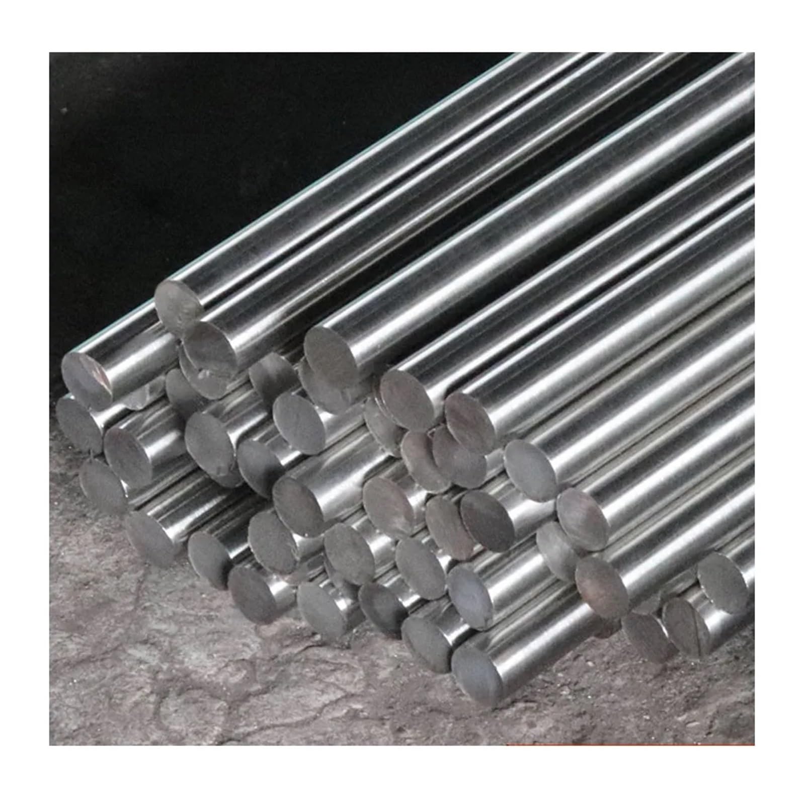 Ejes lineales de Acero Inoxidable, Varilla Redonda rectificada de Acero Inoxidable 316, Eje Lineal, diámetro 2 a 10 mm, Longitud 100 a 500(Diameter 8mm,Length 500mm)