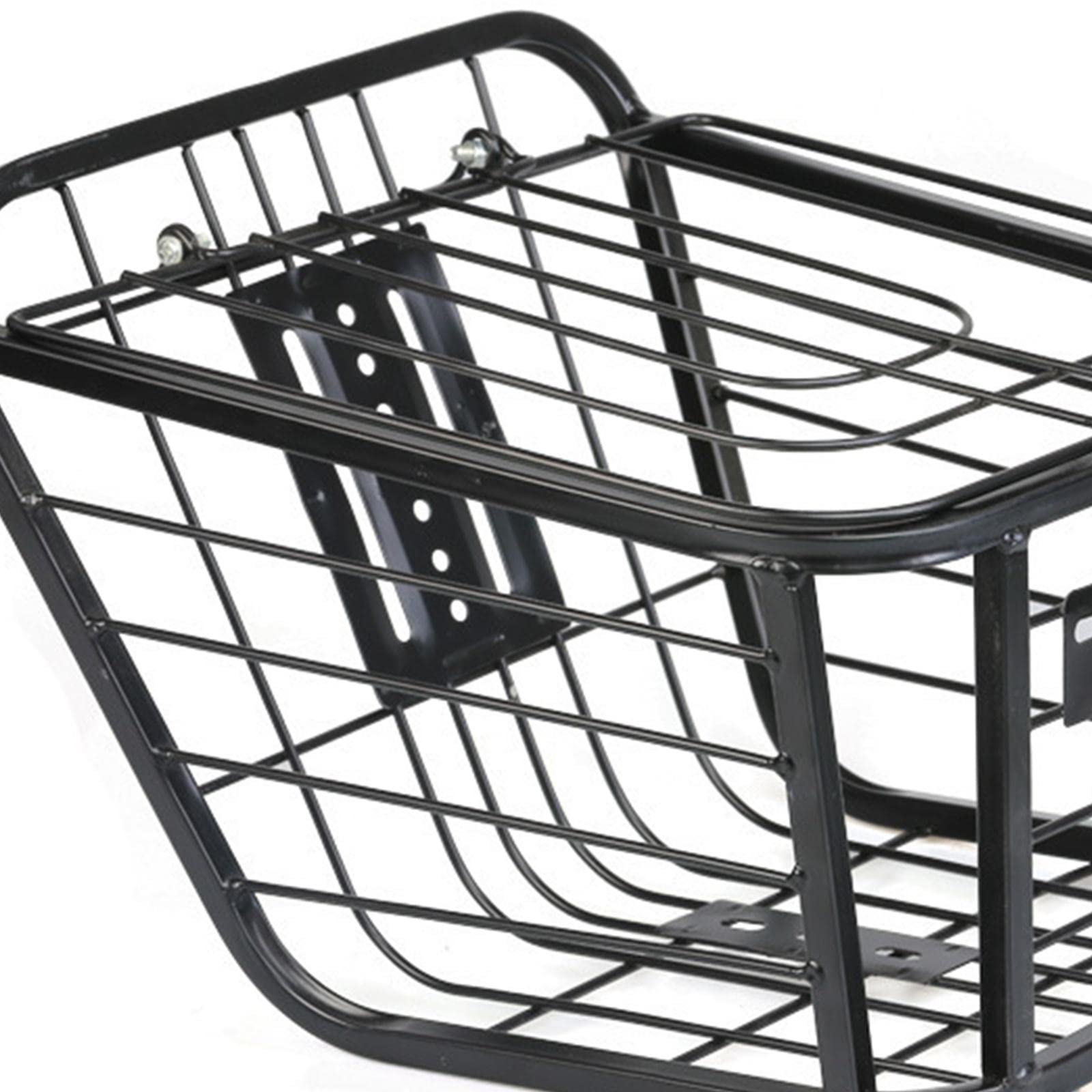 Fahrradkorb Fahrrad Aufbewahrungskorb Metall Haltbarer Behälter Drahtgeflechtkorb Fahrradtasche für Reitgepäck Outdoor Faltrad Zubehör