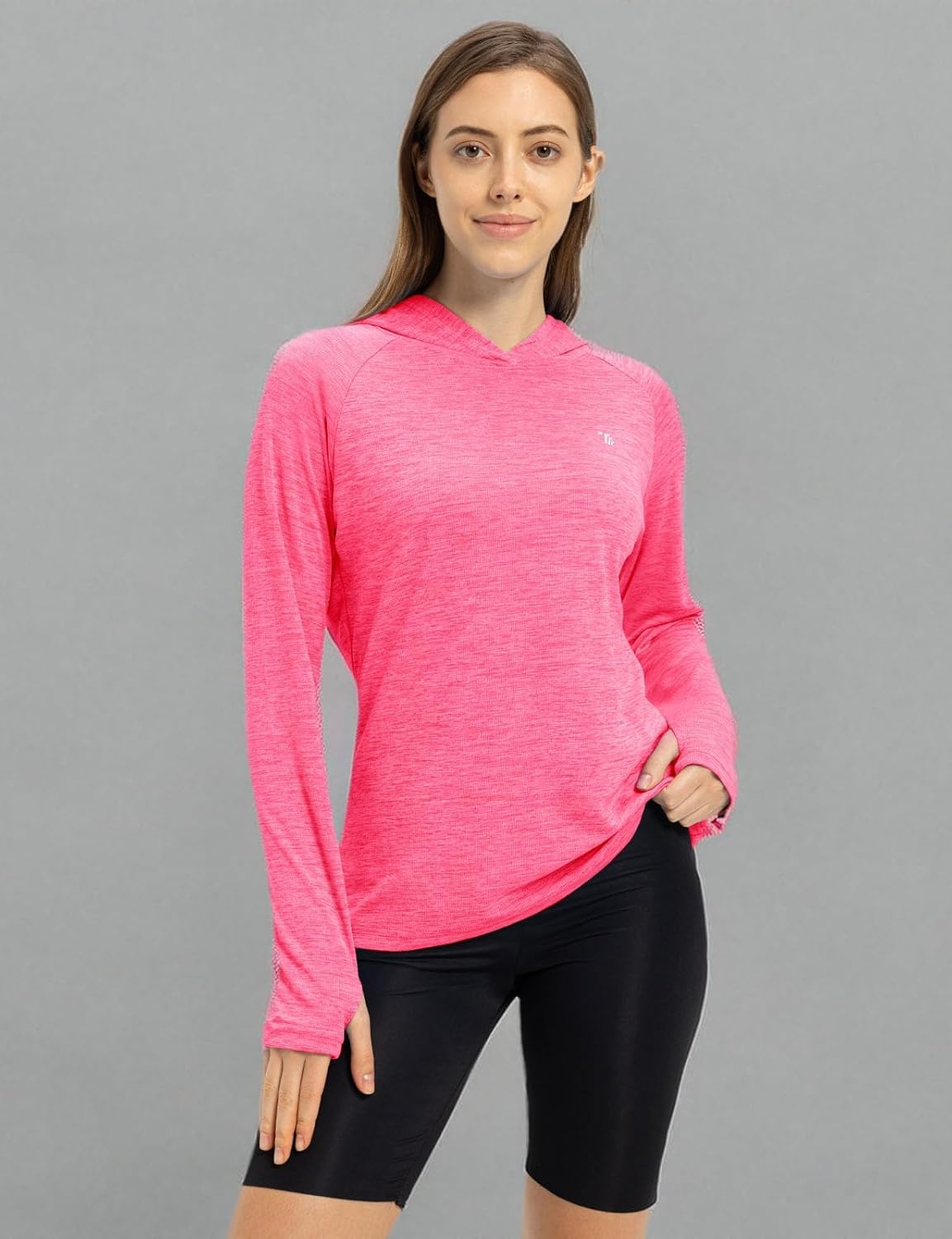 TBMPOY Womens UPF 50+ Sun Protection Hoodie Shirt Long Sleeve Fishing Hiking Outdoor UV Shirt Lightweight - Image 8