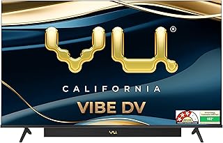Vu 139cm (55 inches) Vibe Series 4K QLED Smart Google TV 55VIBE-DV