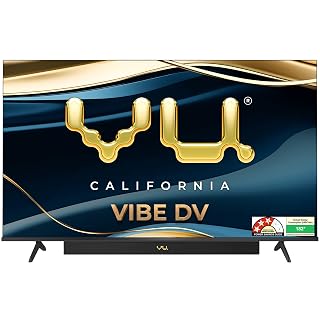 Vu 139cm (55 inches) Vibe Series 4K QLED Smart Google TV 55VIBE-DV - Amazon product rated Grade A