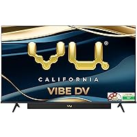 Vu 55VIBE DV 55 inch 4K QLED TV with 88 Watt Soundbar