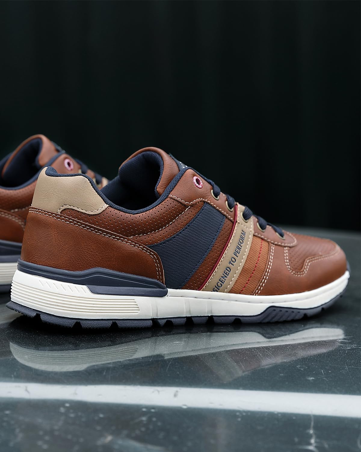 ARRIGO BELLO Mens Casual Shoes Fashion Sneakers Breathable Comfort Classic Lace-Up Low Top Walking Shoes - Image 7