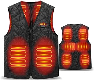 JoyJay-Clothing Men and Women's Outerwear Gilets,USB Electric Heated Gilet Thermal Vests Men and Womens Golf Gilet Boys' Gilets Heated Waistcoat with 3 Temperature for Outdoor Sport