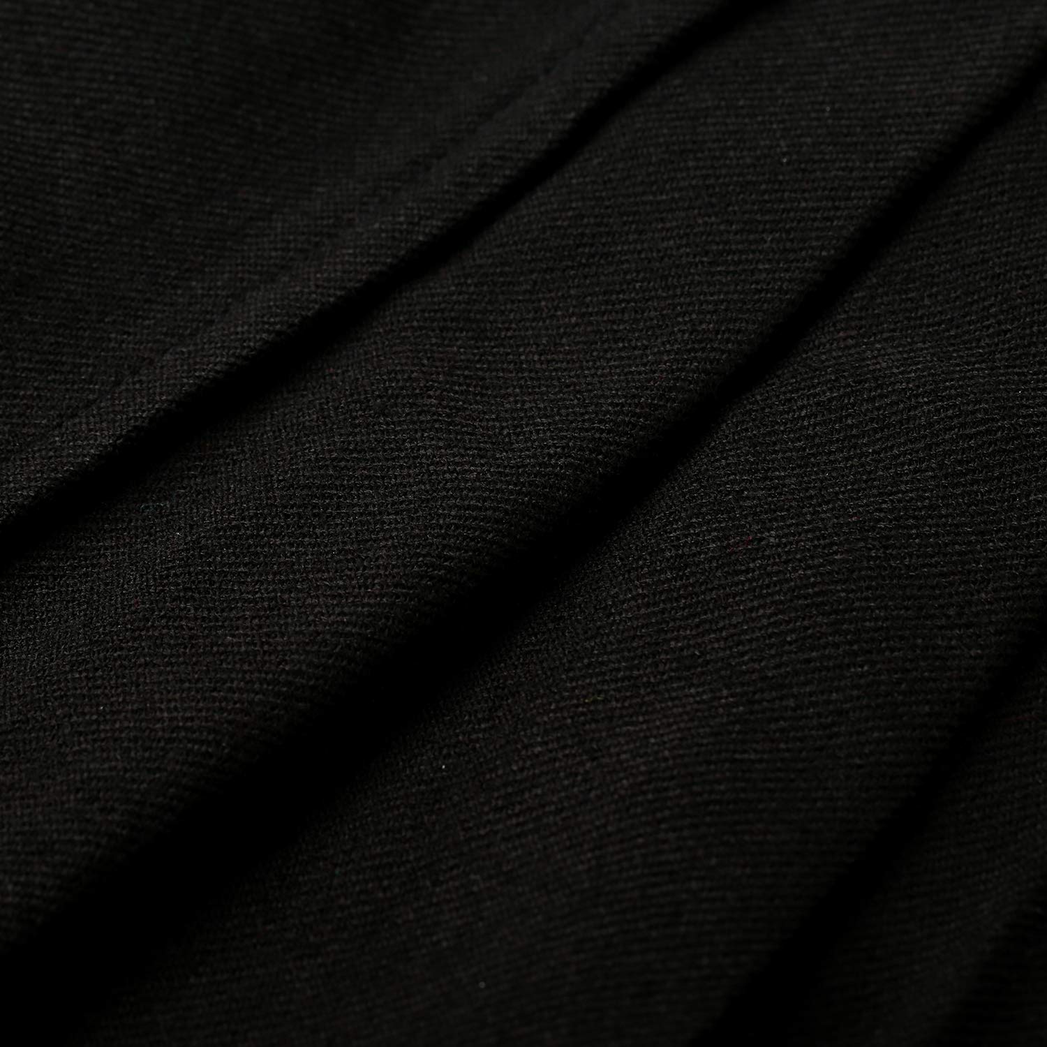 Tartanista 20 inch Black Pleated Kilt Skirt - Size UK 6, Plain Black - Image 4