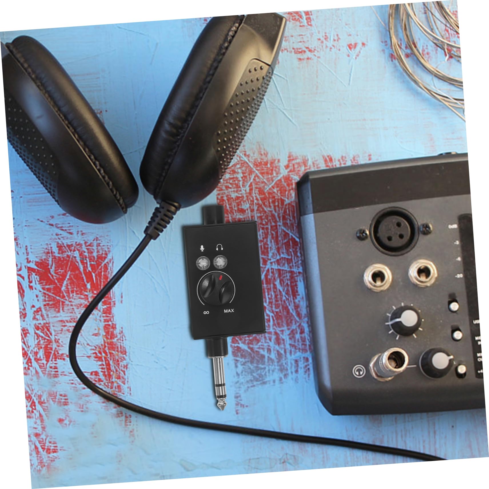 IMIKEYA Convertitore Mixer Audio Portatile Per Live Streaming e Podcasting Con Dispositivo Di Modifica Vocale e Interfaccia Di Missaggio