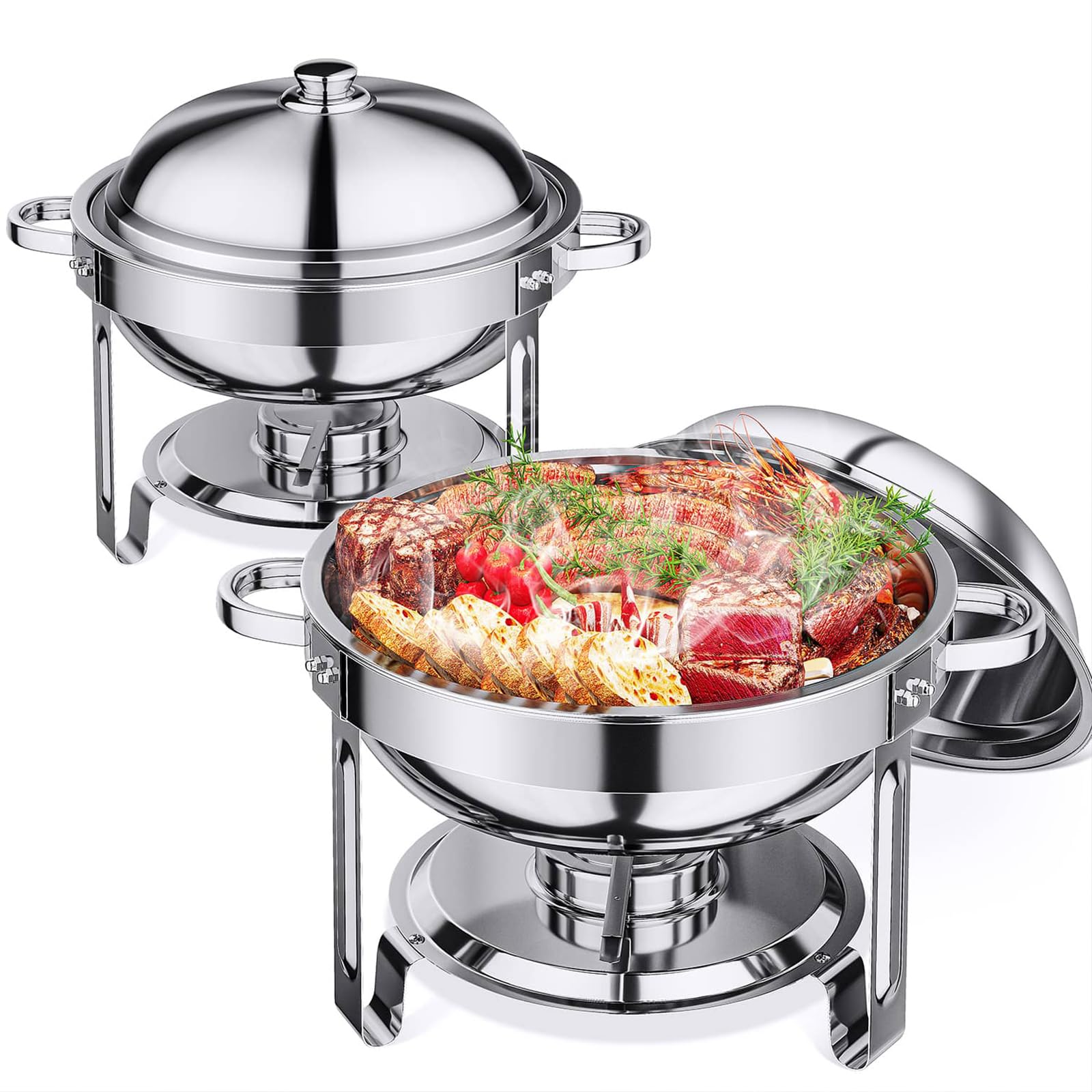 WENMILY Chafing Dish Buffet 5L [Solide et Durable, Haute qualité],2