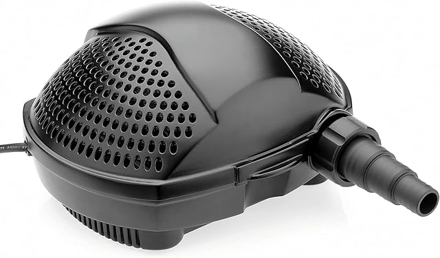 Pontec Pontec 50857 Filter- und Bachlaufpumpe PondoMax Eco 8000 (bis 8.000 l/h, energiesparend, für Filter, Bachlauf und Wasserfall) — Teichpumpen