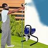 750W Airless Paint Sprayer | Airless Paint Sprayer for Home Exterior & House Interior DIY Painting Projects Stand Electric Wall Painting Machine with 9m Hose