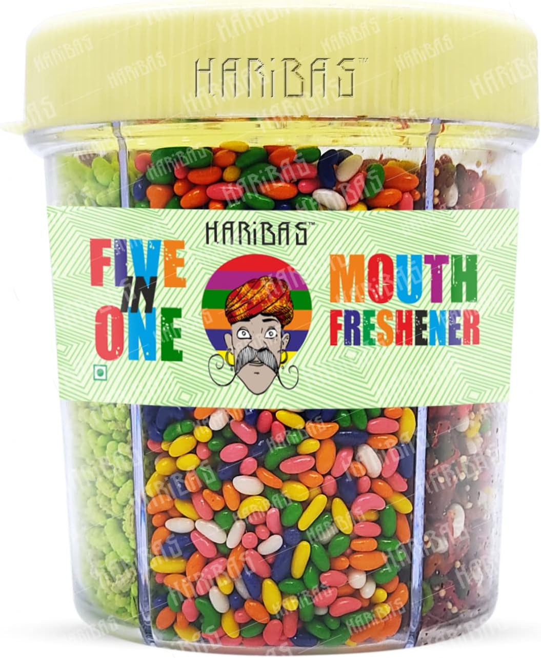 HARIBAS Mukhwas Mouth Freshener 5 in 1 300GM with Sauf