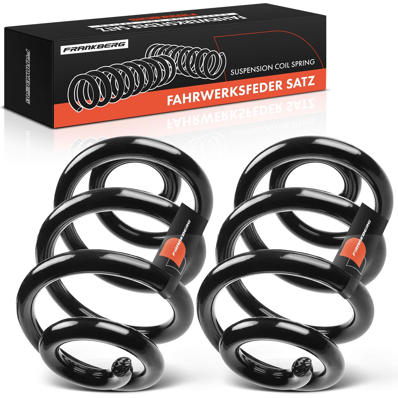 Frankberg 2 muelles de suspensión para eje trasero 701511105M | Compatible con: T.r.a.n.s.p.o.r.t.e.r IV Bus Kasten Pritsche/Fahrgestell