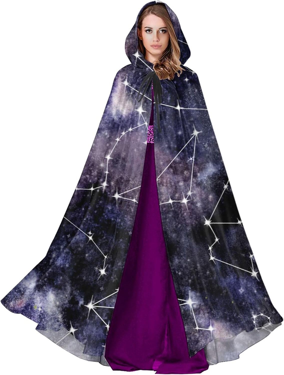 YETTA YANG Halloween Hooded Robe Cloak for Adult Men Women Christmas Hoodies Cape Cosplay Cosplay Costumes