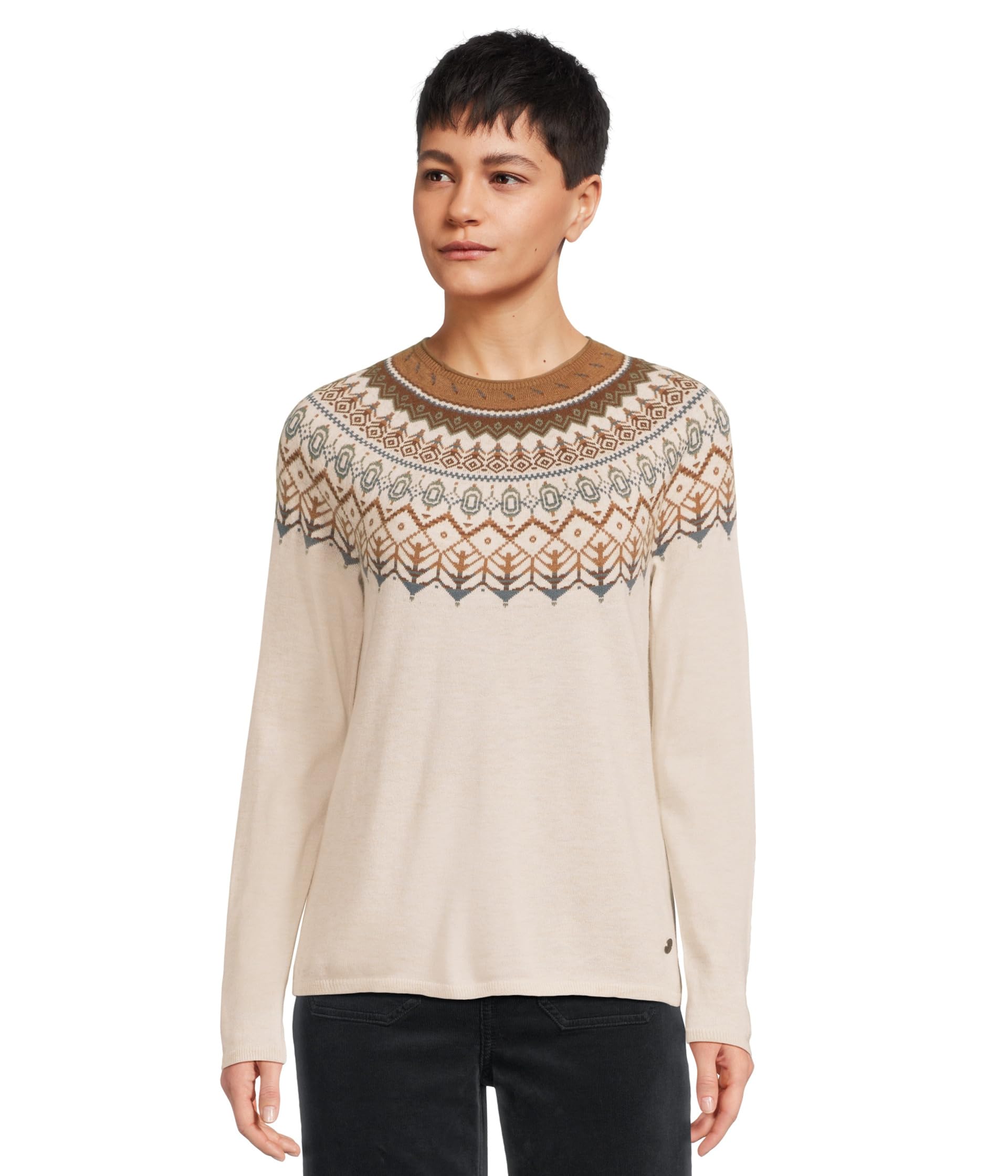 Royal Robbins Womens Westlands Fairisle Crew