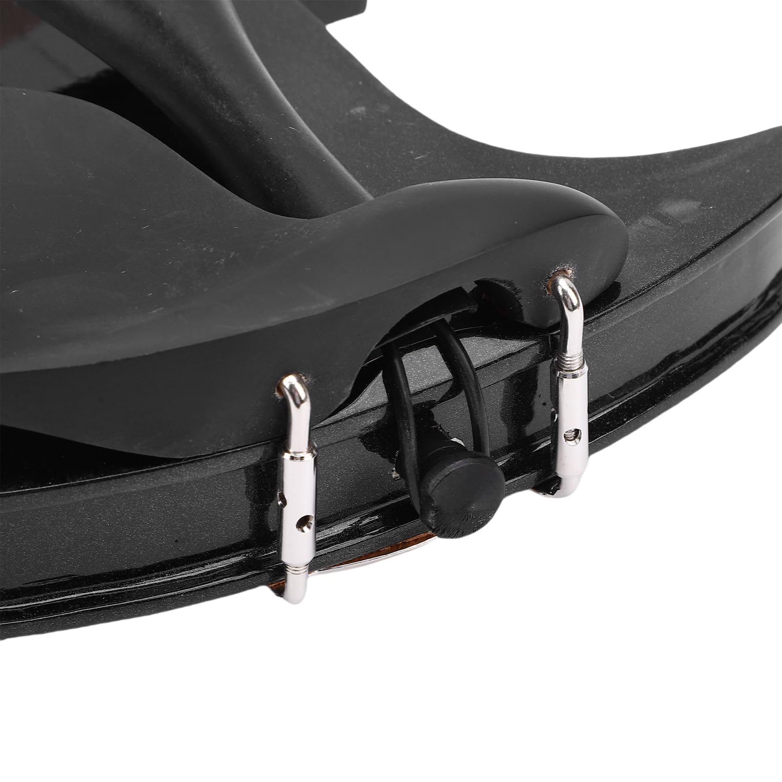 Drfeify Elektrische Violine, 4/4 Massives Ebenholz, Ergonomisches Design für Anfänger und Erwachsene, mit Aufbewahrungsbox für Bogen-Kopfhörer-Anschlusskabel