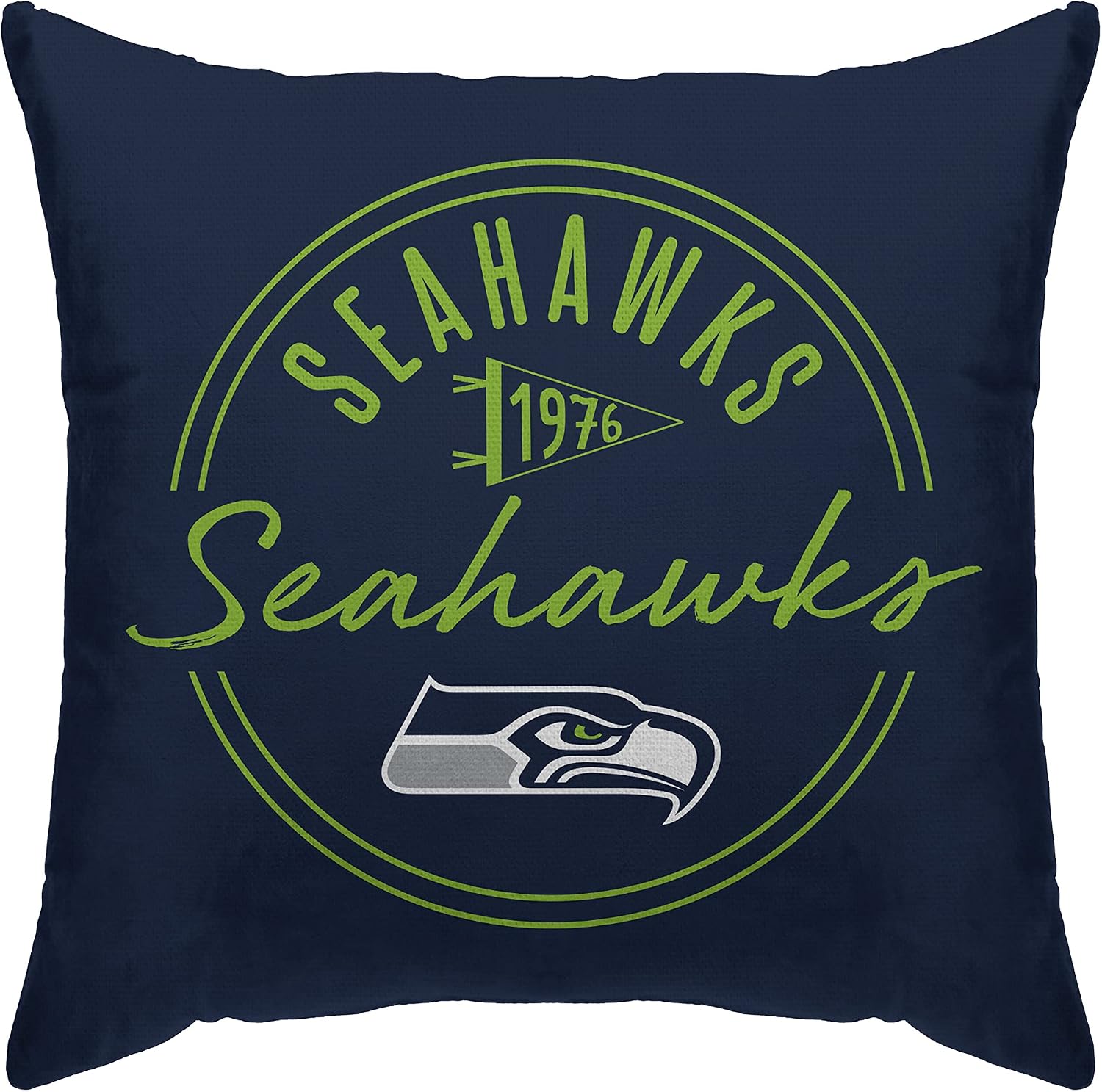 NFL Script Circle Duck Cloth Décor Pillow Cover