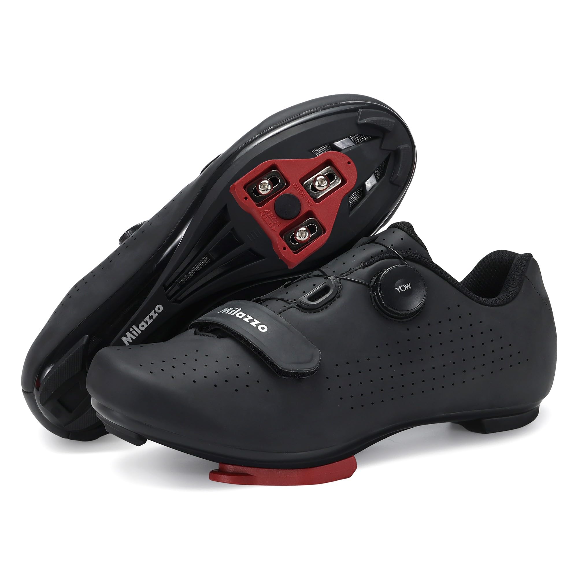 Milazzo Fahrradschuhe für Herren – Rennrad, MTB & Indoor-Cycling – Atmungsaktive Radsportschuhe kompatibel mit SPD, SPD-SL & Look Delta Pedalen