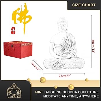 Amazon｜26-30 Cm 禅定 ブッダ 仏陀, 陶磁仏像仏陀, 釈迦仏像ぶつぞう