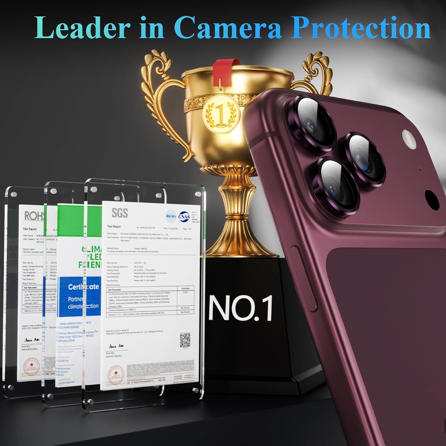 YWXTW Camera Lens Protector for iPhone 18 Pro/iPhone 18 Pro Max