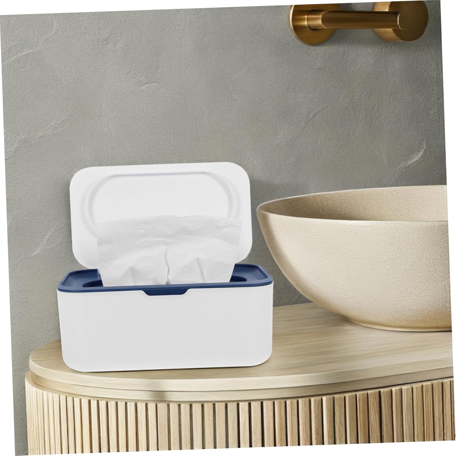 Wipes Dispenser Plastic Storage Case Sealing Lid for Travel Organized Wet and Dry Tissues Multi-Functional Napkin Holder for Use