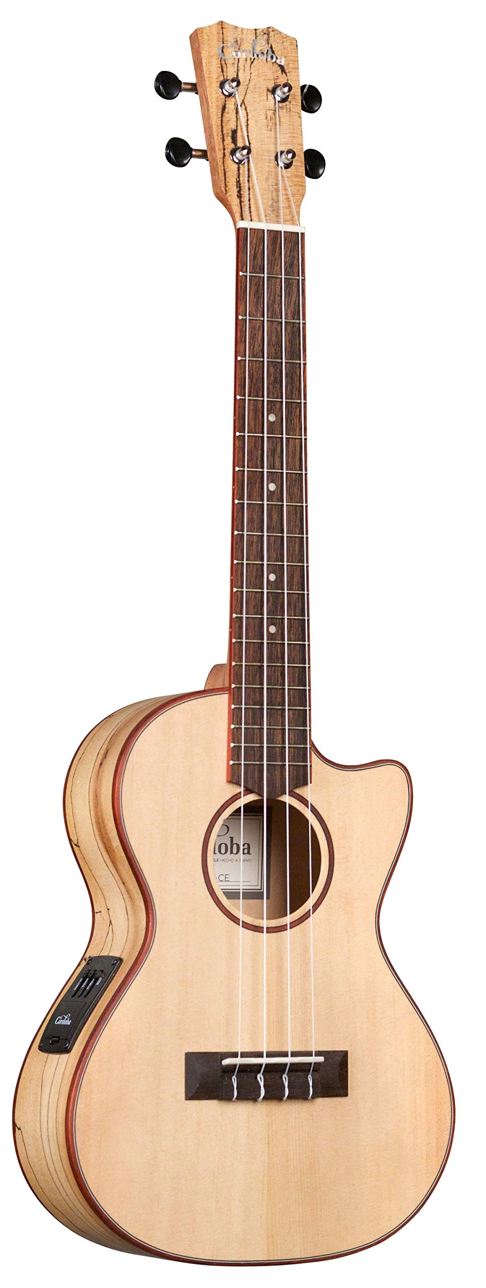 24T-CE Spruce Acoustic-Electric Cutaway Tenor Ukulele, 24 Series