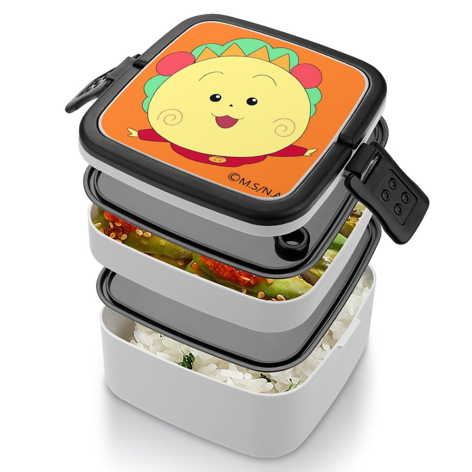 Amazon | コジコジ(25) お弁当箱 大容量 2層 アニメ周辺 漏れ防止