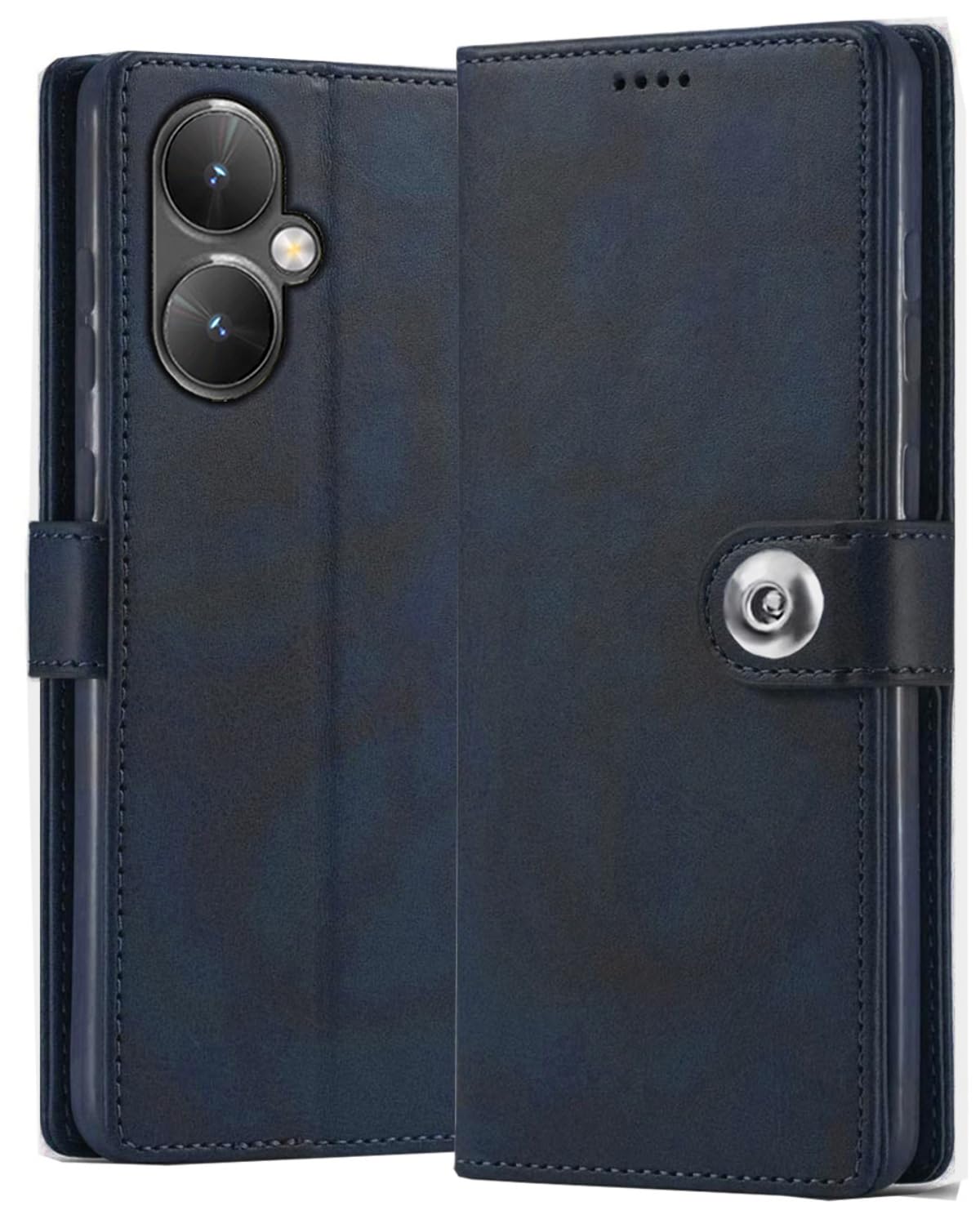 SHINESTAR Ultimate Leather Finish Flip Back Cover for Mi Redmi 13C 5G / Poco M6 5G | Inside TPU & Inbuilt Stand | Wallet Style Back Cover Case for Mi Redmi 13C 5G / Poco M6 5G | - Blue (B0CR94JLMR) Amazon Price History, Amazon Price Tracker