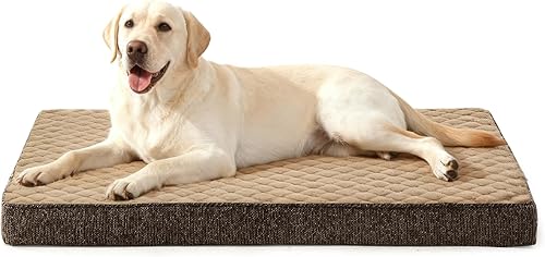 Miniatura 19 de JOEJOY Camas XL para perros de tamaño grande, cama ortopédica para perros grandes con funda extraíble lavable, camas extra gruesas de espuma